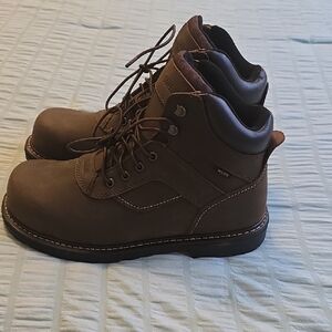 Worx By REDWING Rugged Brown Leather Men's Boots 10.5 New